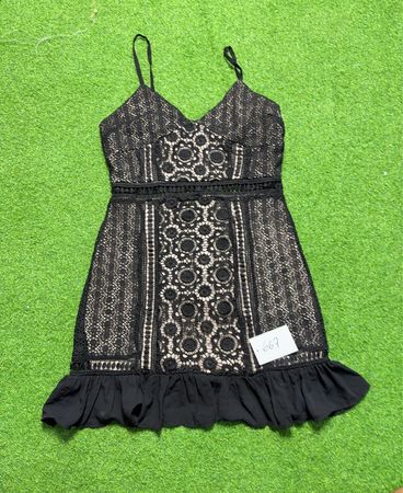 Black Lace Mini Dress