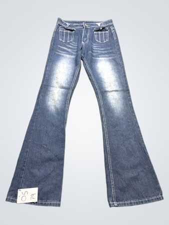 Women's Blue Flare Jeans