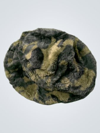 Flauschiger Camouflage-Bucket-Hut