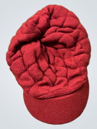 Maroon Strickmütze