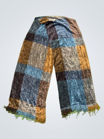 Chenille-Schal 75% Viskose 25% Acryl