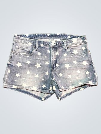 H&M Denim-Shorts mit Sternenprint