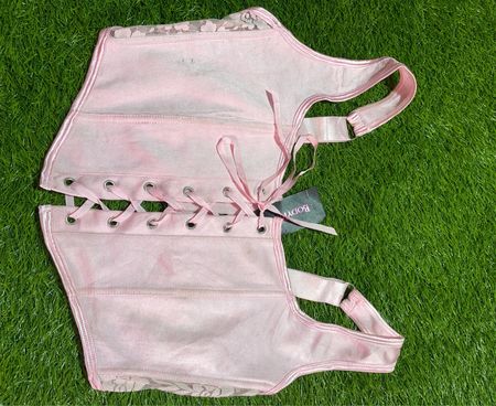 BodyRage Pink Spitzenkorsett