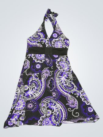 Speechless Paisley Print Neckholder-Kleid