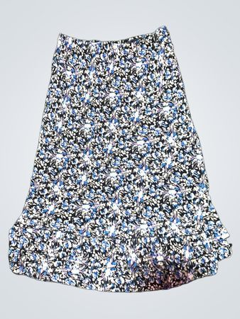 Elementz Petite Floral Print Midi Skirt