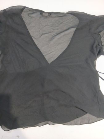 Black Sheer Top