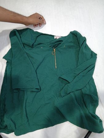 Tempted Green Blouse