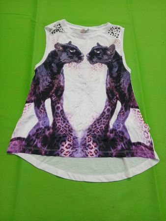 Wowmie Graphic Panther Tank Top