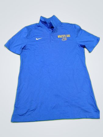 Nike Blue Wrestling Polo Shirt