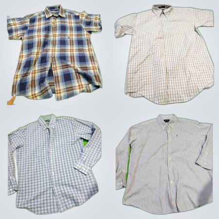 Plaid and White Shirts