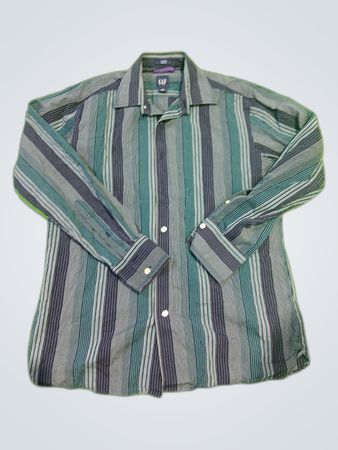 Gap Striped Button-Up Shirt