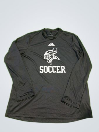Adidas Black Long Sleeve Soccer T-Shirt
