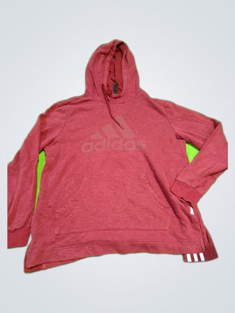 Adidas Maroon Logo Hoodie