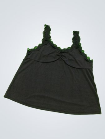 Black Lace Trim Camisole
