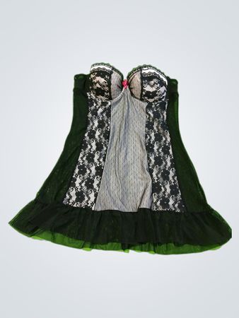 Black Lace Bustier