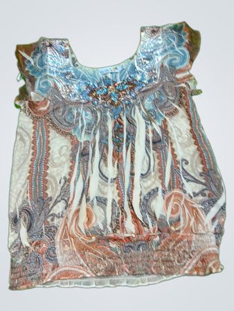 Unity World Wear Paisley Print Sleeveless Top