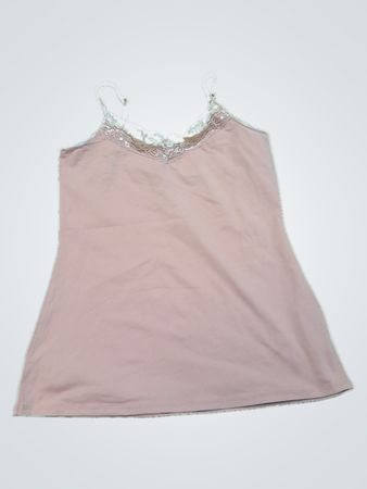 Pink Lace Trim Camisole