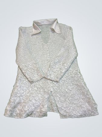 White Floral Vest