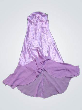 La Vie en Rose Lavender Satin Slip Dress