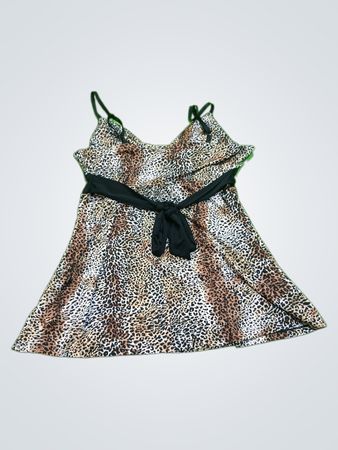 No Boundaries Leopard Print Mini Dress