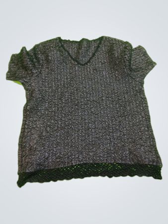 Gray Knit Top