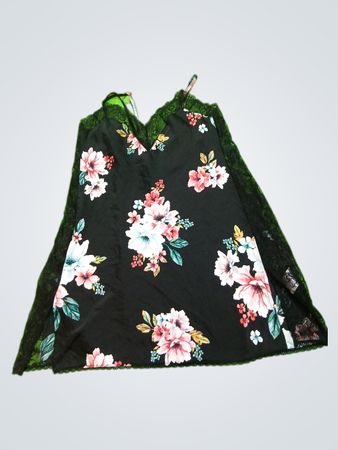Floral Lace Trim Chemise