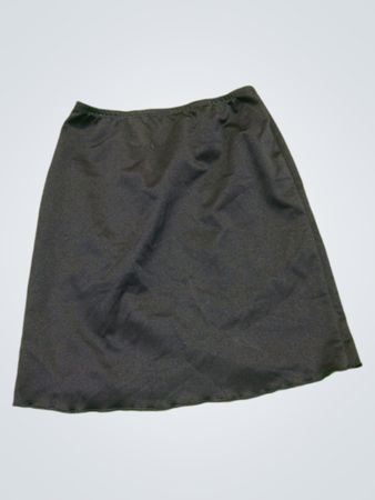 Amy Byer Black Satin Mini Skirt