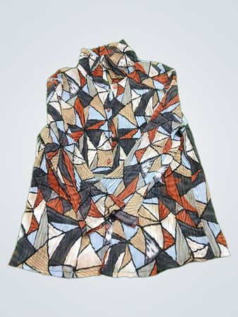 DUSA Geometric Pattern Dress