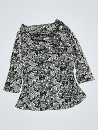 Blouse with Floral Pattern