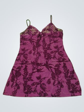 Van Fleur Purple Floral Chemise
