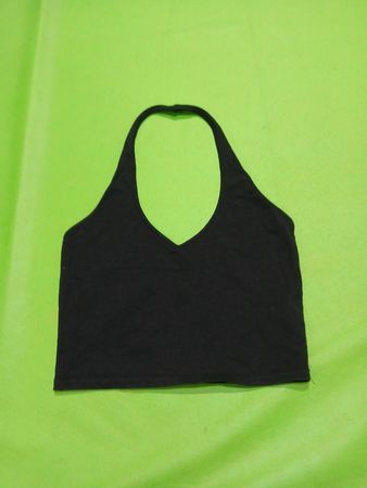 Express Black Halter Cami Top