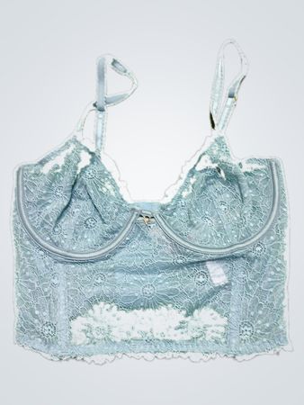 Victoria's Secret Light Blue Lace Bra
