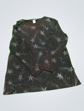 IMPRESSIONS MILLENNIUM EDITION Star Glitter Top