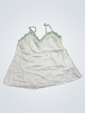 White Lace Trim Camisole