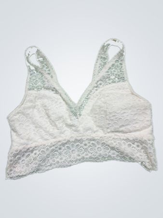 White Lace Bra