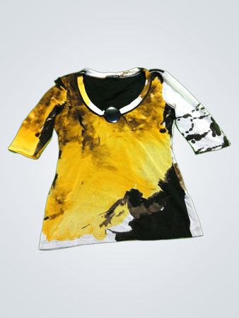Blacky Dress Abstract Print Mini Dress
