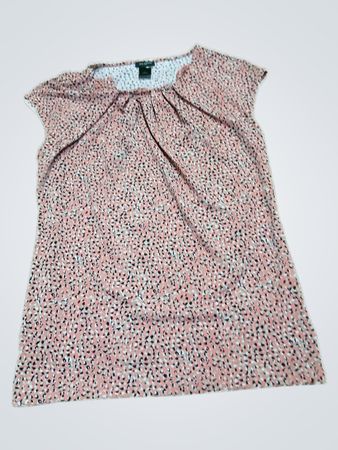 Ann Taylor Leopard Print Sleeveless Blouse