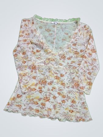 Floral Peplum Top