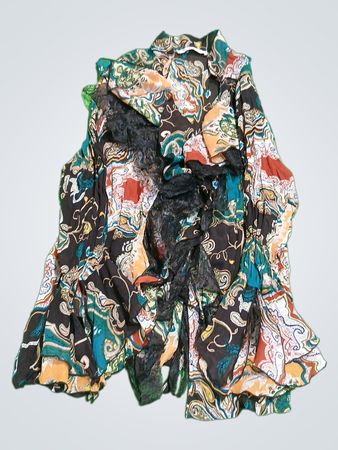 Le Gaviar Paisley Pattern Dress