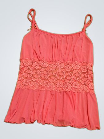 Pink Lace Camisole