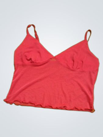 Red Satin Cami Top