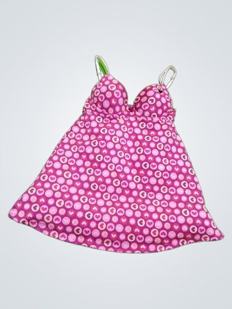 Pink Heart Pattern Dress