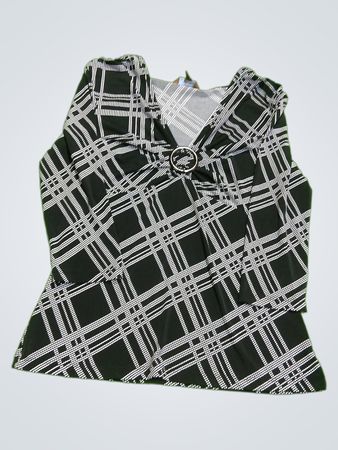 Jessica Plaid Sleeveless Top
