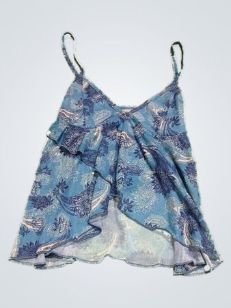Blue Floral Camisole