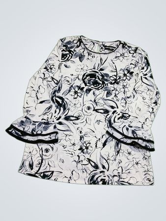 Karl Lagerfeld Paris Floral Blouse