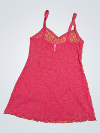 6 TEMPO Pink Lace Camisole Top