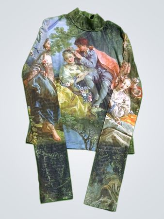 Current Mood Artistic Print Shirt