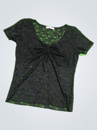 Wild Love Black Lace Top
