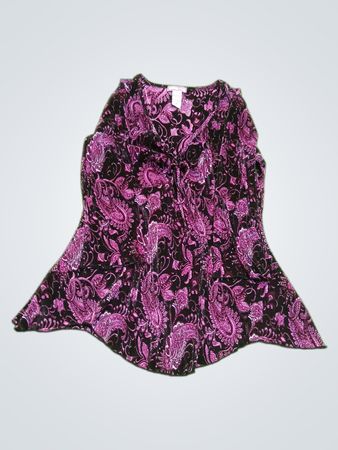 Pink Paisley Top
