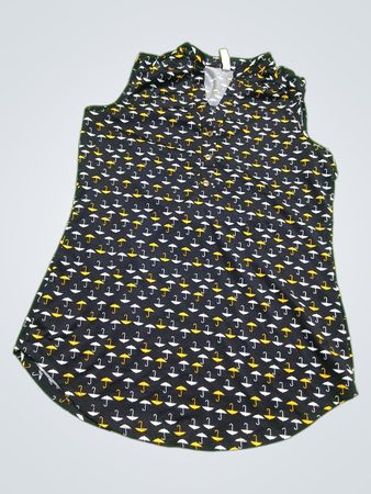 Umbrella Pattern Sleeveless Top